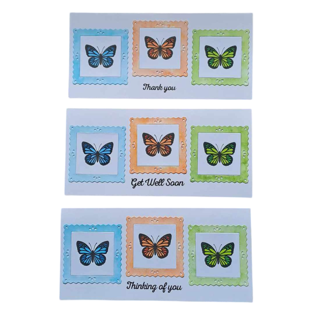 Framed Butterfly Cards