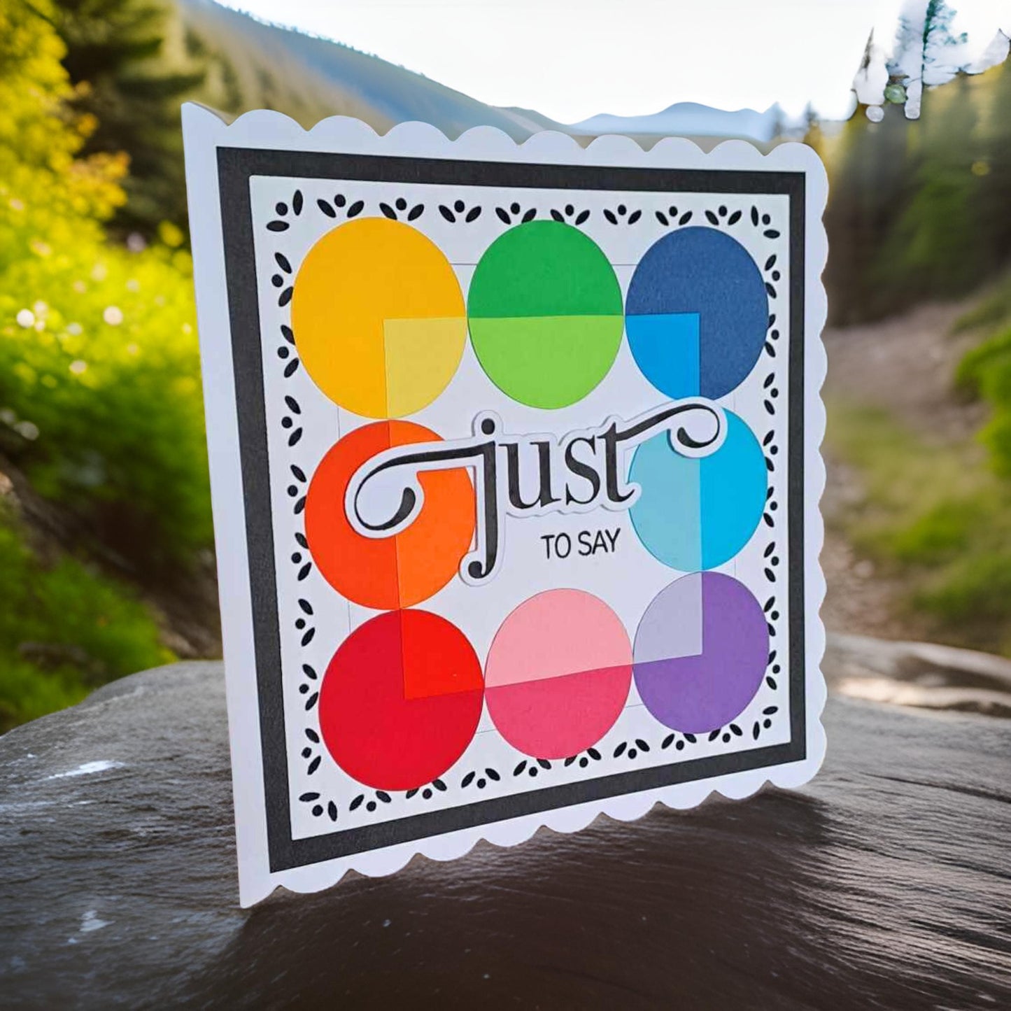 Just To Say - Circles Card