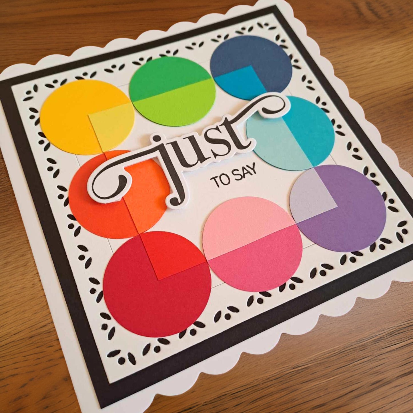 Just To Say - Circles Card