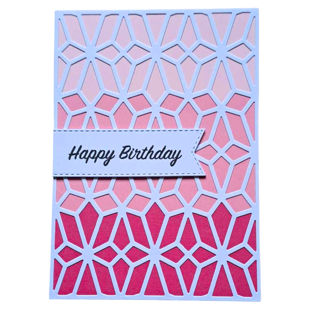 Ombre Birthday Card